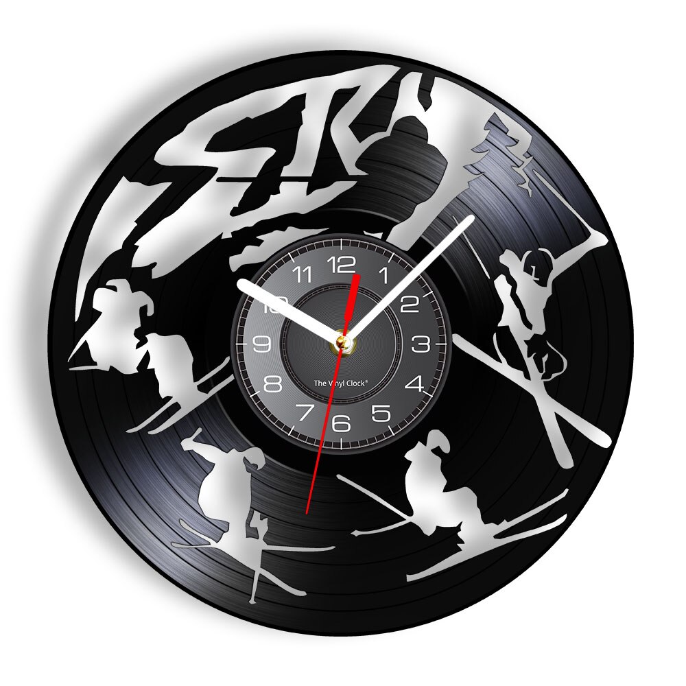 

Snow Skating Silent Winter Sp - Vinyl Record Wall Clock - Without LED, 501 Original