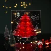 3D Christmas Pop Up Card Christmas Tree Greeting Card is an attractive and delicate gift for your family or friends