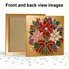 (25x25cm)DIY Pearl Painting Xmas Framed Handmade Pearl Material Art Kit Living Room Decor