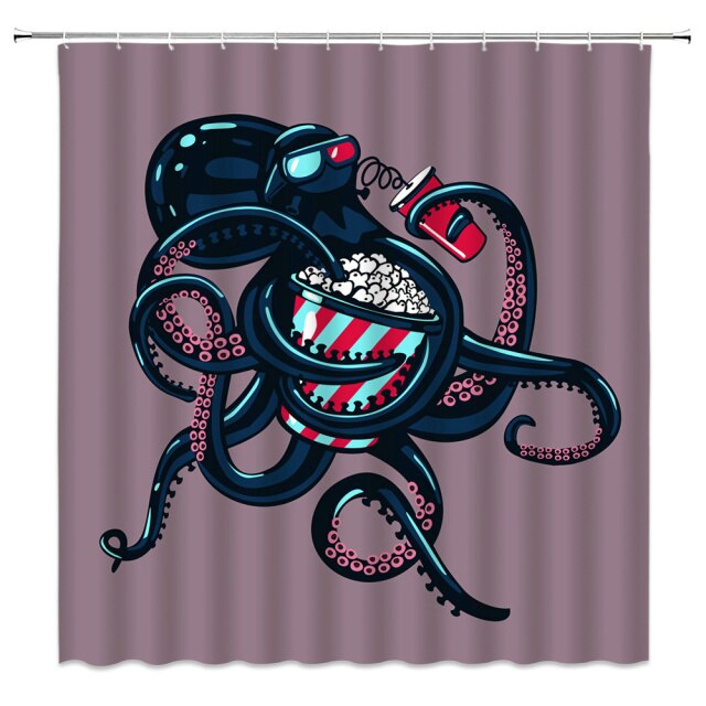 

Shower Curtain – Octopus-180*180cm, 501 Original