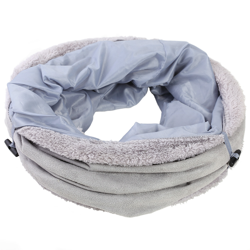 

Small Pet Collapsible Play Tunnel Suede Tubes for Rabbit Hamster Cat Toys, 501 Original