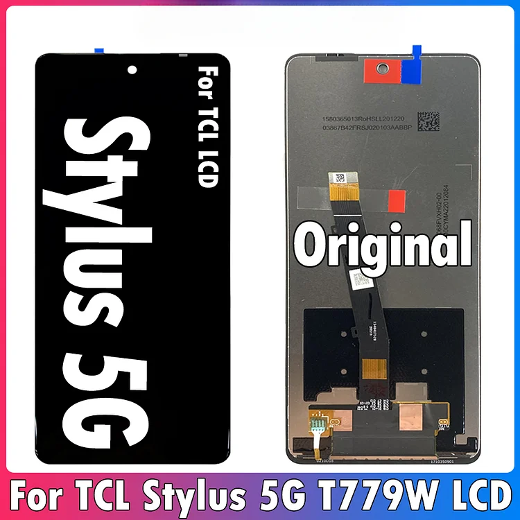 6.81" Original For TCL Stylus LCD Display Touch Screen Digitizer Assembly For TCL Stylus 5G LCD T779 T779W Repair Parts