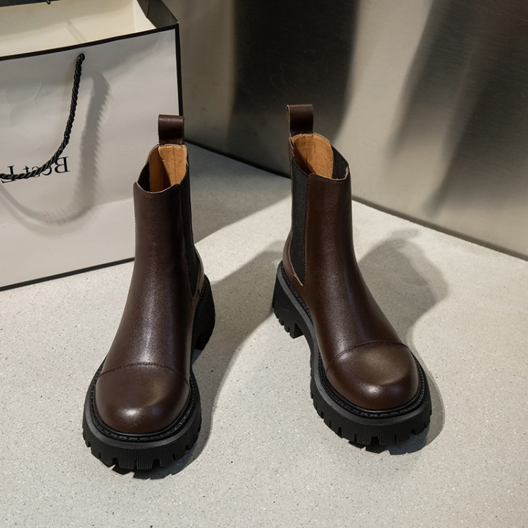 Women's Platform Short Martin Boots-vocosishoes