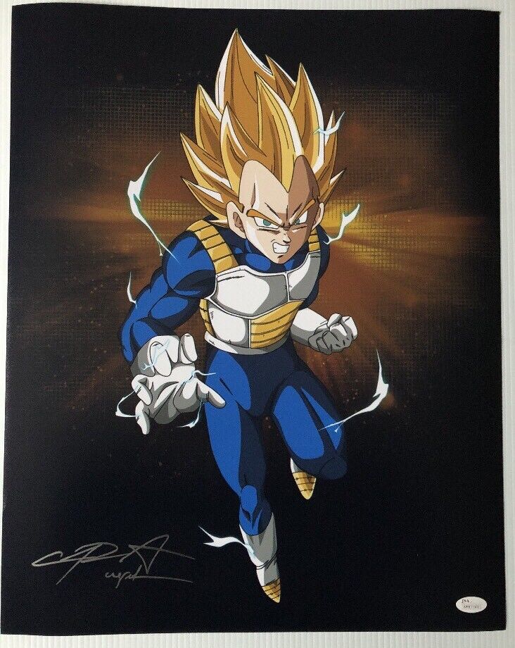 Chris Sabat Signed Autographed 16x20 Photo Poster painting Dragon Ball Z Vegeta JSA COA 12