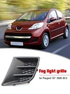 Fog Lamp Chrome Cover 7422A9/7422A8 Fog Lamp Cover Grilles for Peugeot 107 09-12