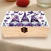 5D DIY Diamond Painting Handmade Wood Storage Box Crystal Storage Case (Gnome)