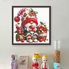 (US Only)Gnome Design DIY Bead Embroidery Kit 40x39cm 9CT Cross Stitch Kit for Home Decor