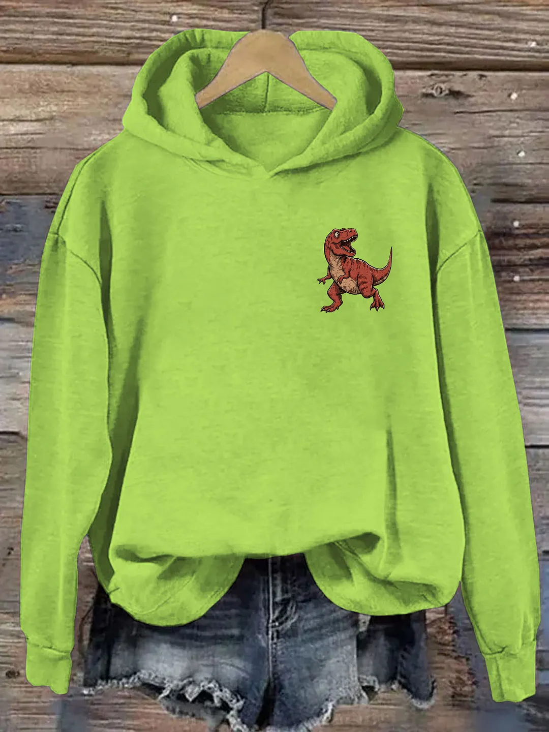 Dinosaurs Didn't Pray Funny Christian Hoodie