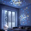 Dynamic Rotating LED Ocean Light Projector Dimmable Brightness & Flexible Stable Base Design Night Light Projector USB Powered & Versatile for Kids Bedroom Decoration