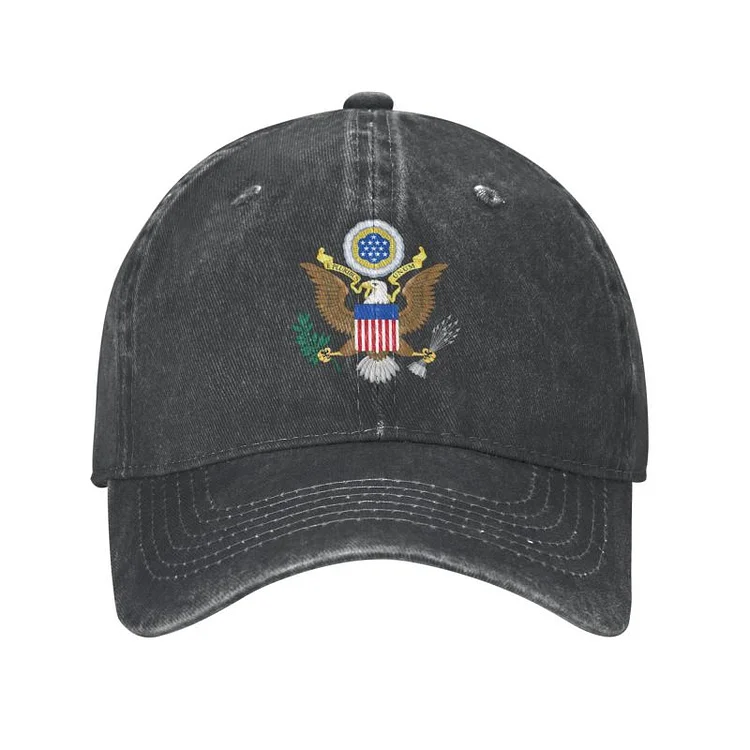 Personalized Cotton Great Seal Of The United States Baseball Cap Sports Men Womens Adjustable Dad Hat Summer