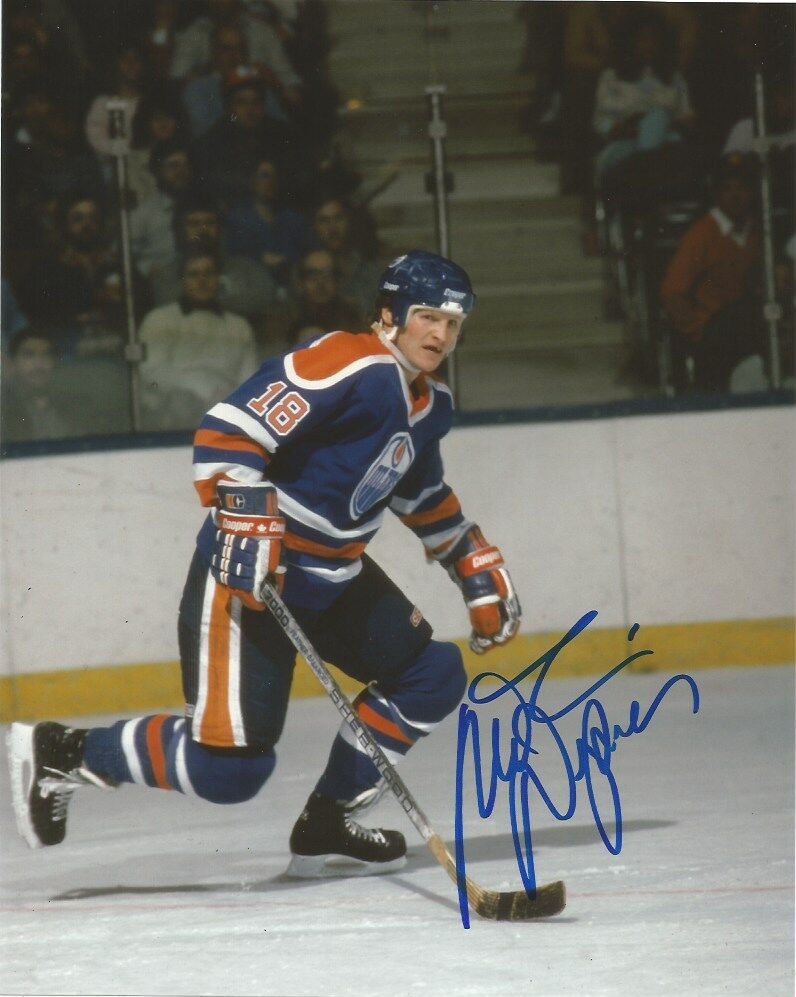 Edmonton Oilers Mark Napier Autographed Signed 8x10 Photo Poster painting COA