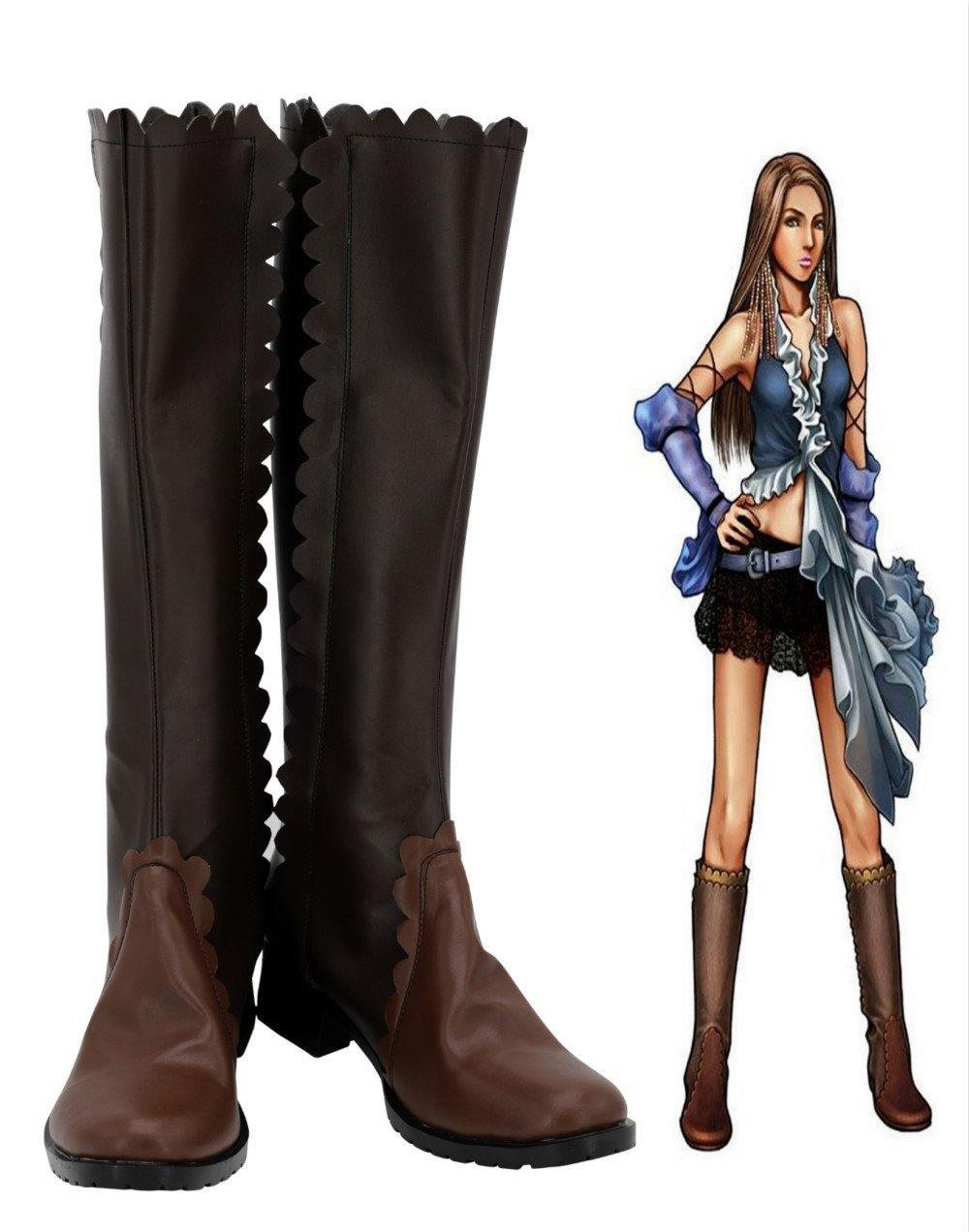 Lenne Final Fantasy 10 Stiefel Cosplay Schuhe Stiefel
