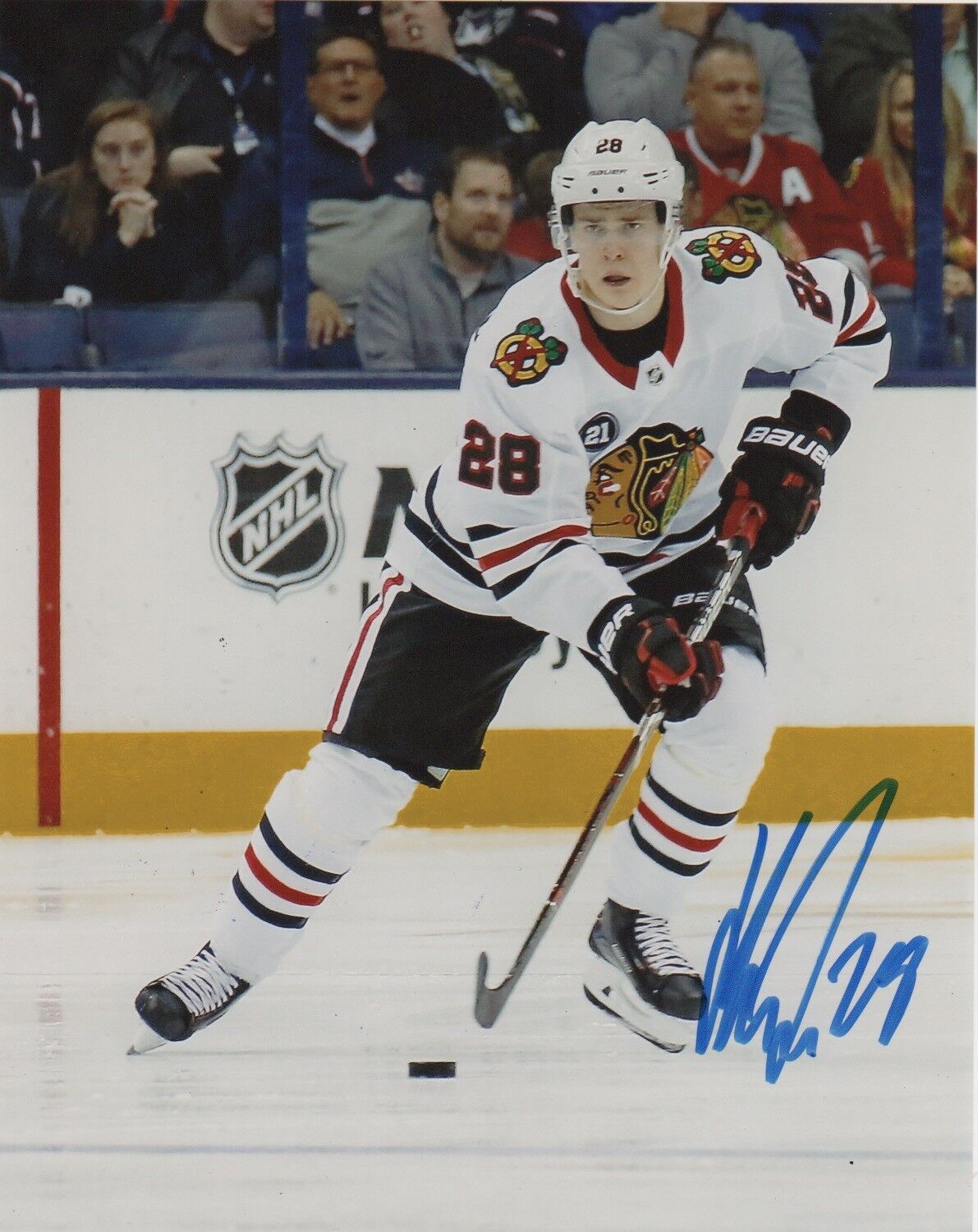 Chicago Blackhawks Henri Jokiharju Signed Autographed 8x10 NHL Photo Poster painting COA #3