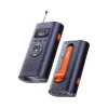 6 in 1 Emergency Power Generator Alarm Rescue Laser Light Outdoor Radio Power Bank Flashlight