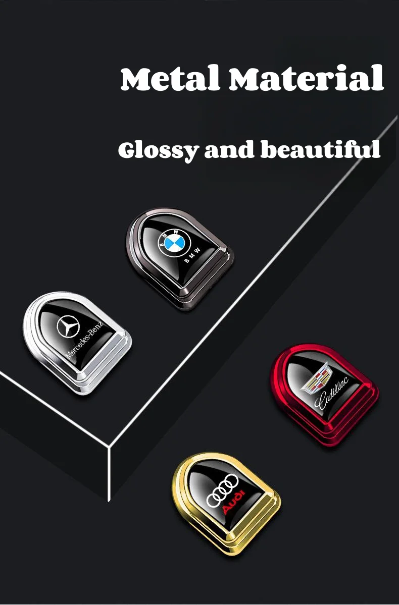 Car-mounted mini hook with car logo(4PCS)