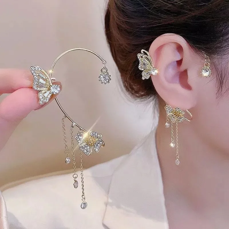 🌹49% OFF FOR VALENTINE'S DAY🎁BUTTERFLY TASSEL STYLE ZIRCON EARRINGS | PERFECT GIFT🎁