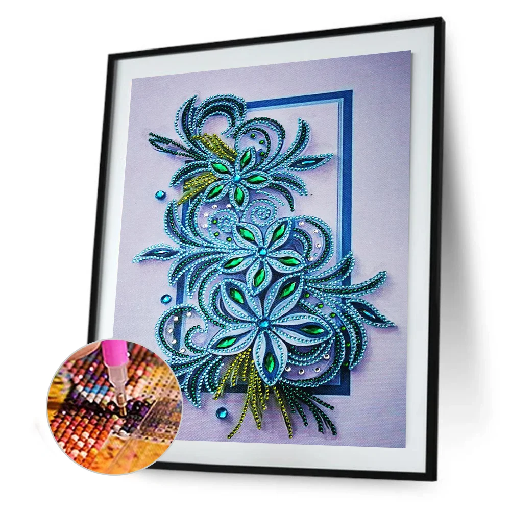 Diamond Painting - Special Shaped Drill - Flower(30*40cm)