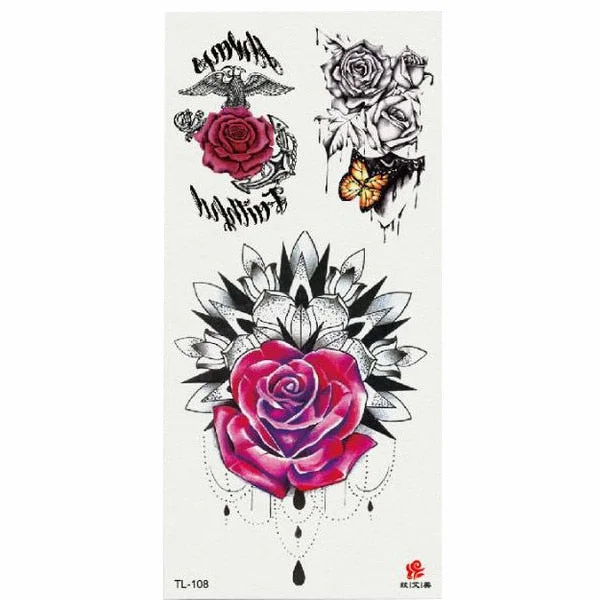 Temporary Tattoo Sticker Waterproof Fashion Women Men Japanese Geisha Warrior Samurai Fake Body Art Children Adult Hand Tattoo