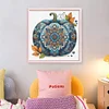 (US Only)Pumpkin Printed Cross Stitch Kit 40x40cm DIY 14CT Embroidery Craft Set Decor