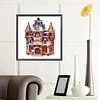 Diamond Painting-DIY Crystal Rhinestone Xmas Cottage（40x40cm）