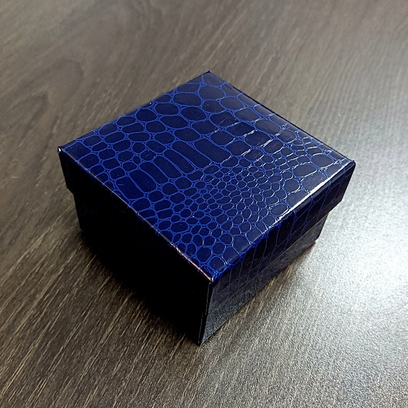 Spot Imitation Leather Litchi Pattern Watch Box Heaven And Earth Cover Bracelet Packaging Box Jewelry Storage Single Gift Box Printed LOGO