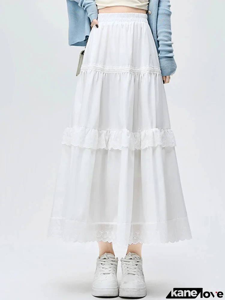 Women's Cotton Solid Pattern Quick-Dry Casual Wear Skirts
