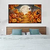 (US Only)Halloween 5D DIY Full Drill Round Diamond Painting Kit Home Wall Decor 70x40cm