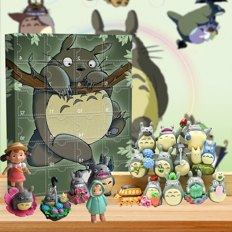 My Neighbor Totoro Advent Calendar -- The One With 24 Little Doors