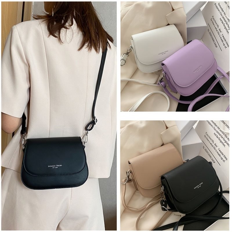 Simple Trend Crossbody Bags for Women Solid Wild Flap Shoulder Bag Lady Designer Small Women&#39;s Handbags and Purses New Fashion US Mall Lifes