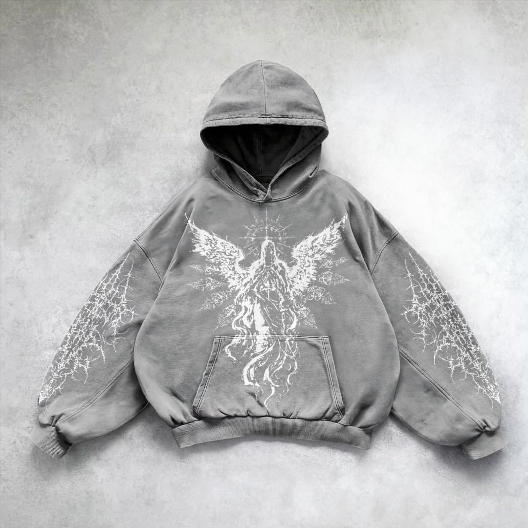Street Casual Vintage   Hoodie