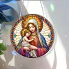 DIY Our Lady-Diamond Painting Pendant