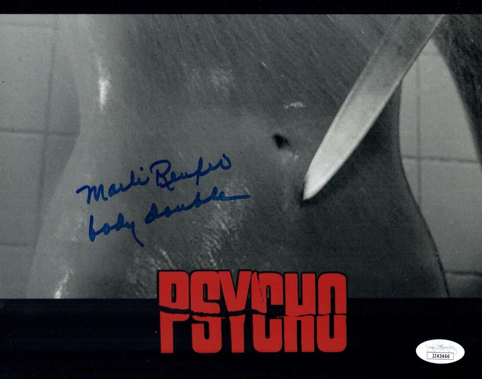 MARLI RENFRO Signed PSYCHO Shower Body Double 8x10 Photo Poster painting Autograph JSA COA Cert