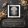 DIY Pearl Painting Jellyfish for Home Wall Decor(25x25cm)