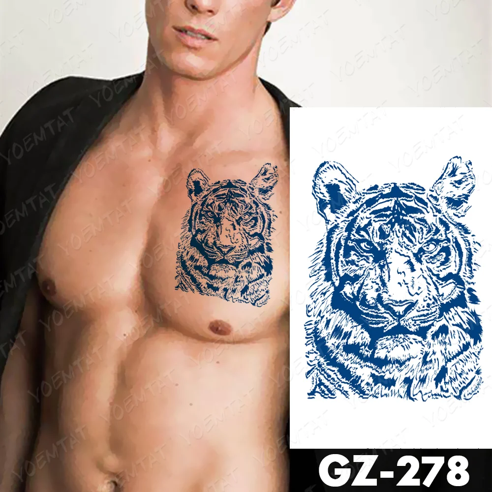 Sdrawing Juice Lasting Ink Waterproof Temporary Tattoo Sticker Genipin Herbal Tatoo Women Body Art Fake Tatto Snake Flower