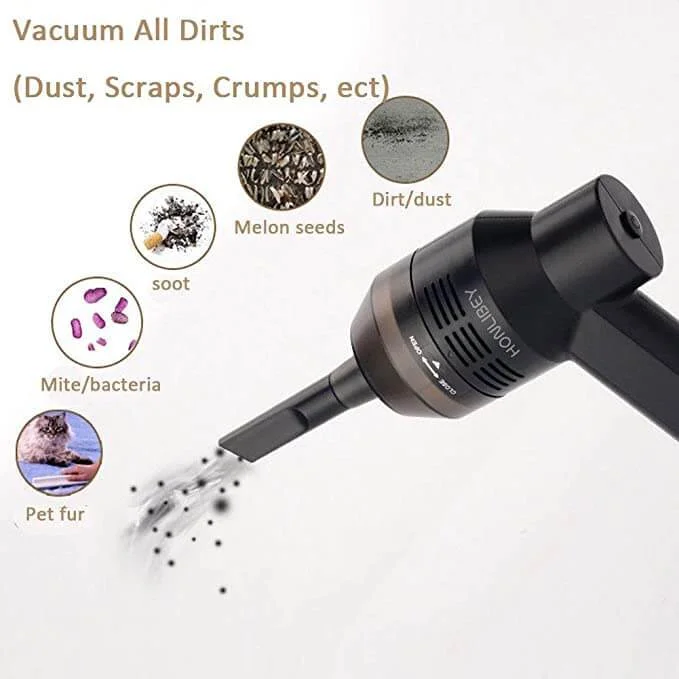 Portable Mini Vacuum Cleaner for Car Pet Laptop