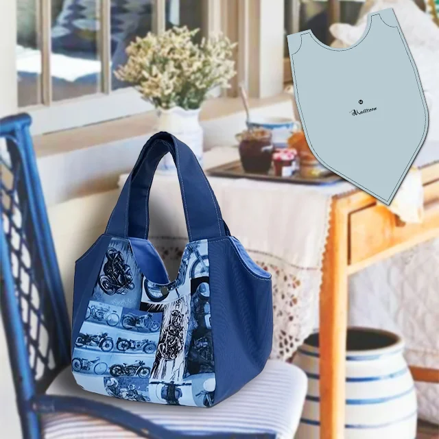 DIY Cloth Tote Bag Sewing Template & Instructions
