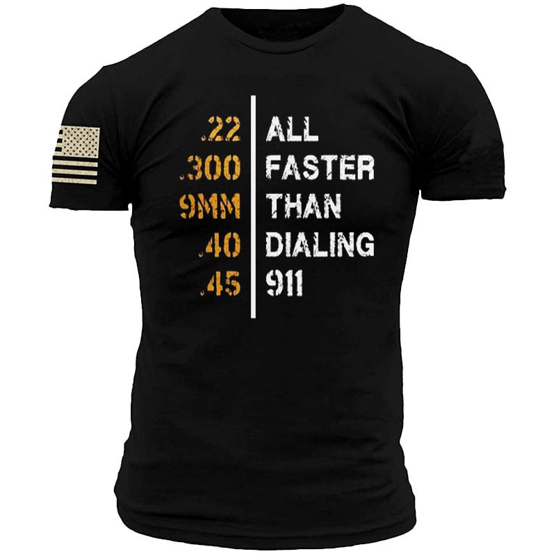 Men's Outdoor Pure Cotton Round Neck Short Sleeve T-Shirt-Compassnice®