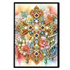 Flower Cross 5D Diamond Painting Notebook Diamond Art Diary Book Kit