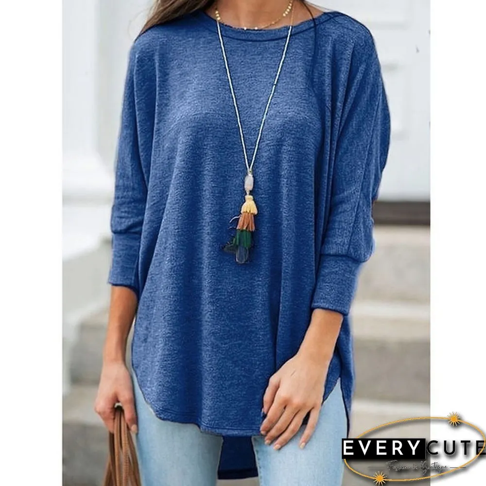 XS-8XL Plus Size Fashion Tops Autumn and Winter Clothes Womens Casual Sleeve Loose Pullver