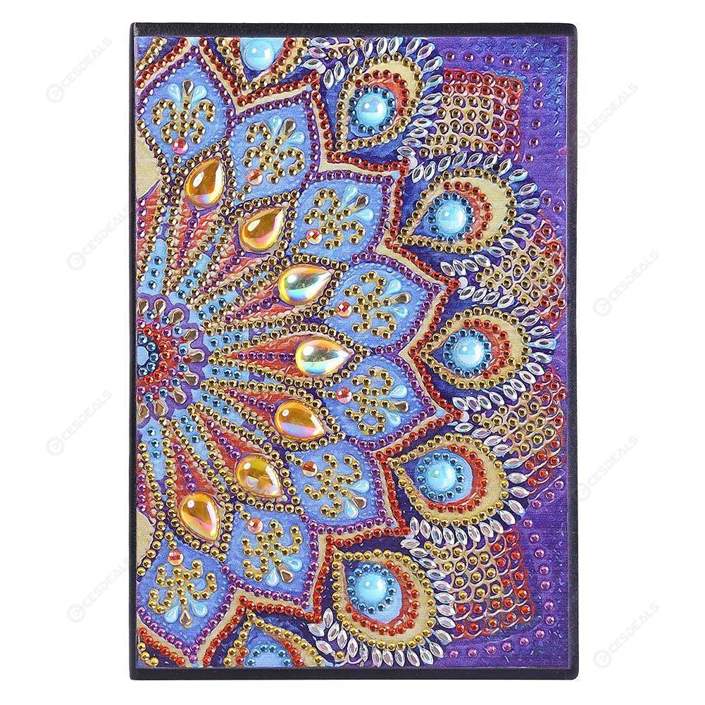 

Mandala-DIY Creative Diamond 50 Pages A5 Notebook, 501 Original