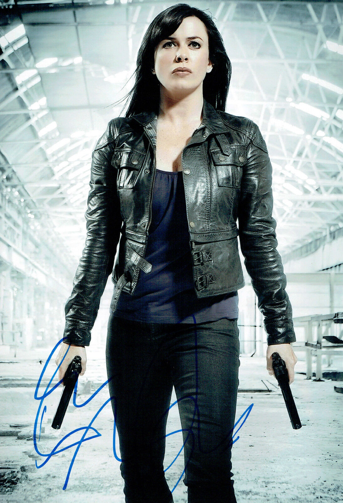 Eve MYLES SIGNED Autograph 12x8 RARE Photo Poster painting AFTAL COA Dr Who TORCHWOOD