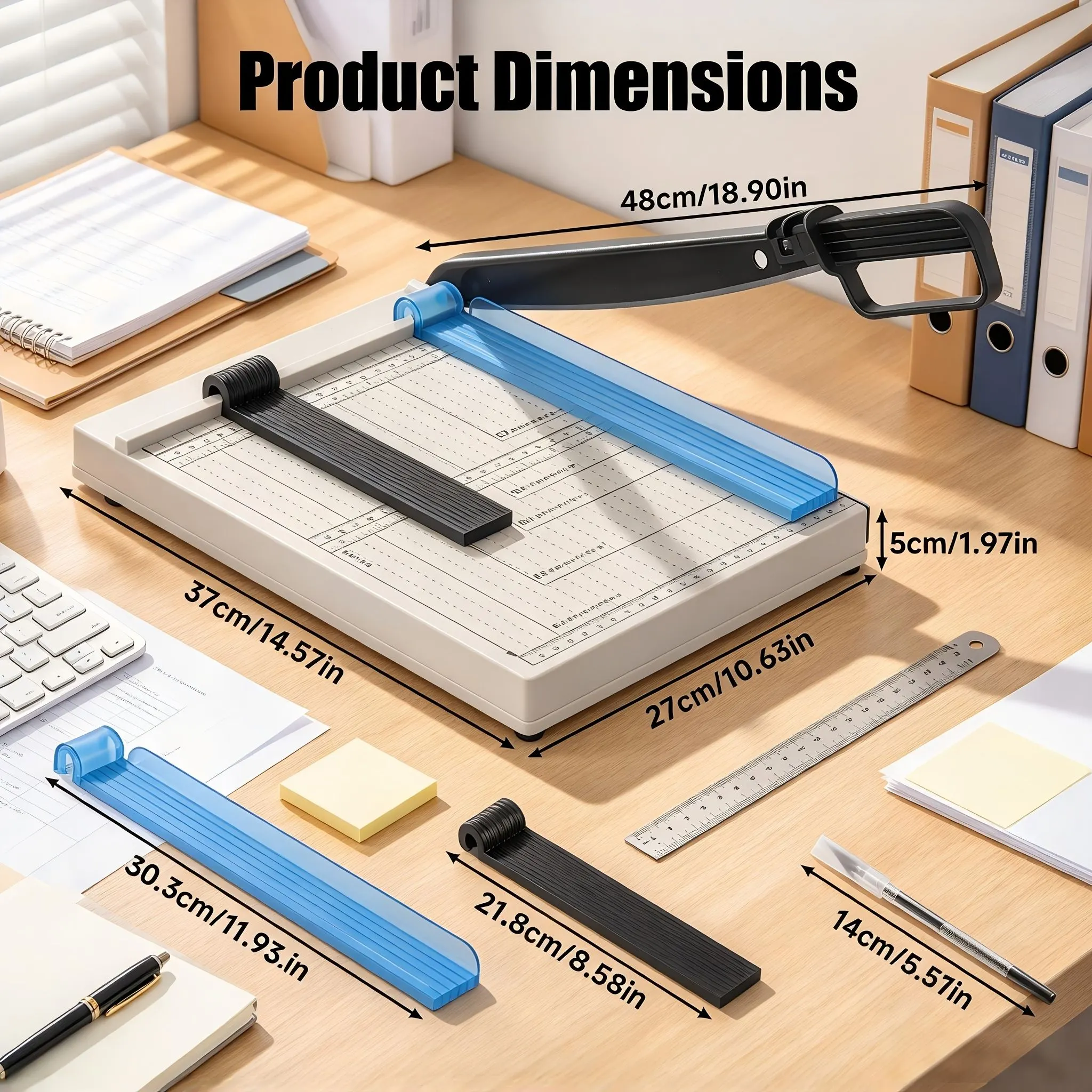 Manual A4 Paper Cutter for Office Use – Small-Scale Paper Trimmer for ...