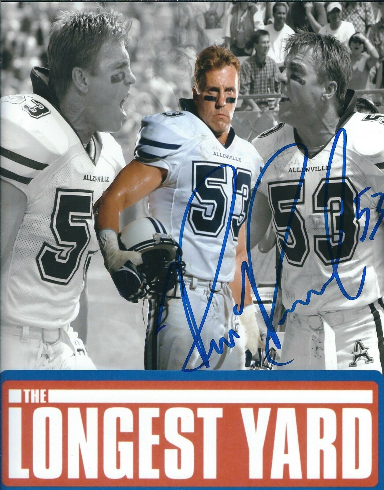 Autographed BILL ROMANOWSKI The Longest Yard 8x10 Photo Poster painting w/ COA