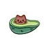 Gato Aguacate Feliz