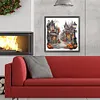 Halloween Pumpkin Street-Full Round Diamond Painting 30*30CM
