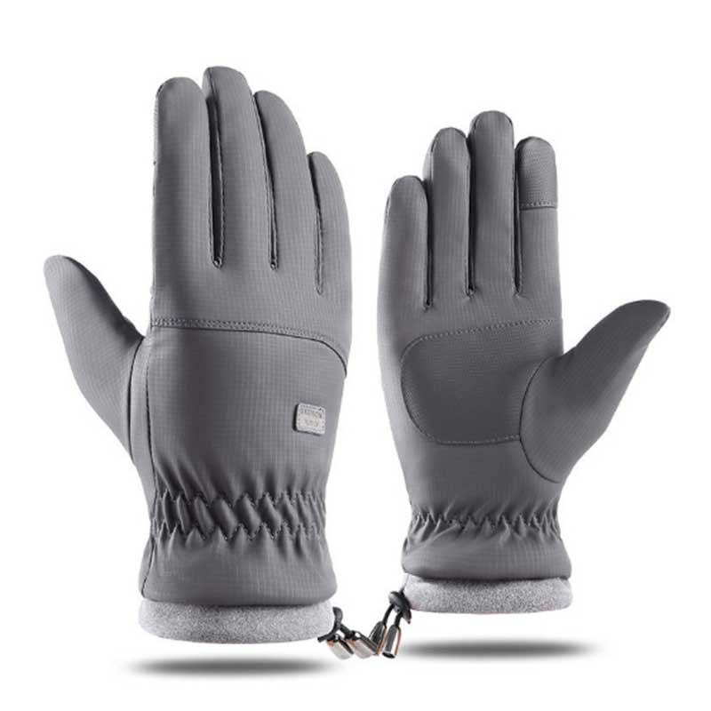 Comstylish Men's Warm, Waterproof, Thick And Plush Touch Screen Gloves