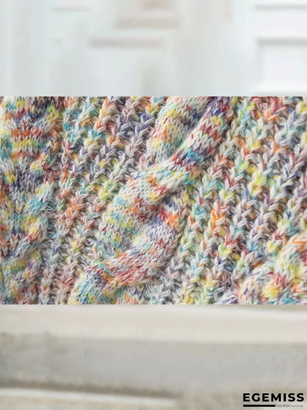 Casual Plus Size Cowl Neck Sweater Pullover | EGEMISS