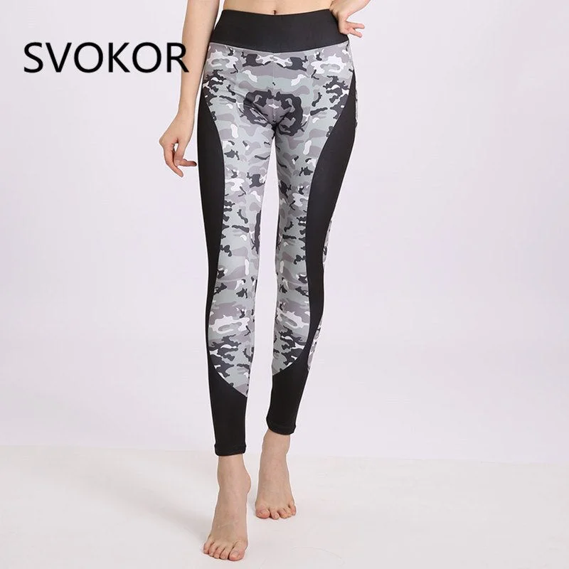 Camouflage Print Legging Women High Waist Leggings Women Push Up Sexy Gym Leggings Heartbeat Print Pants Leginsy