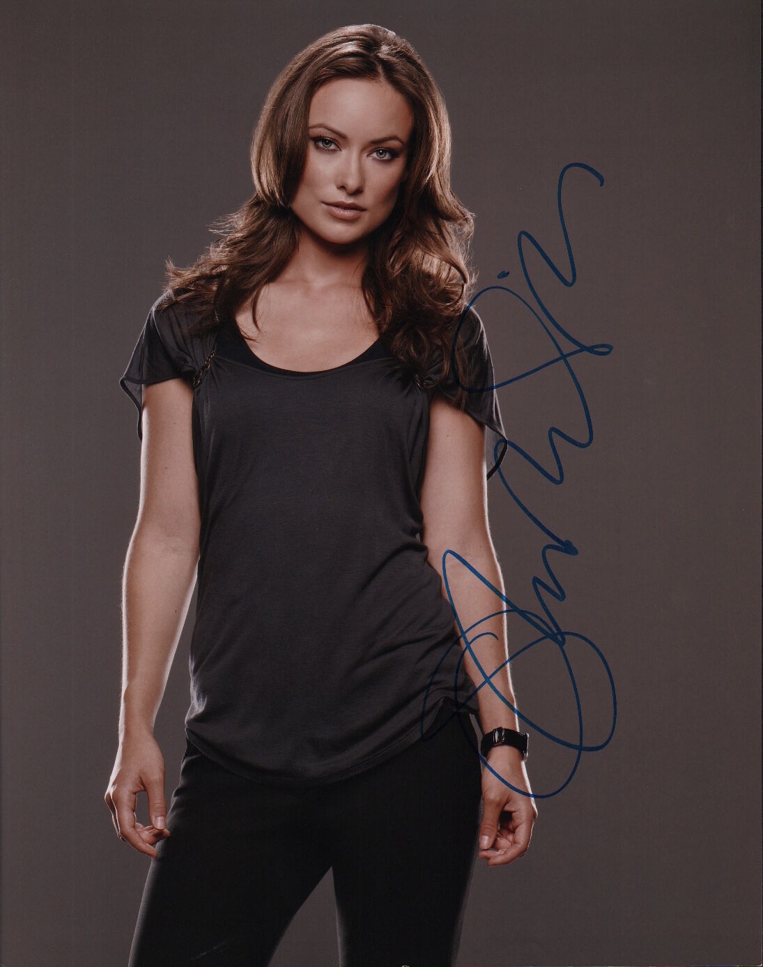 Olivia Wilde signed 11x14 Photo Poster painting