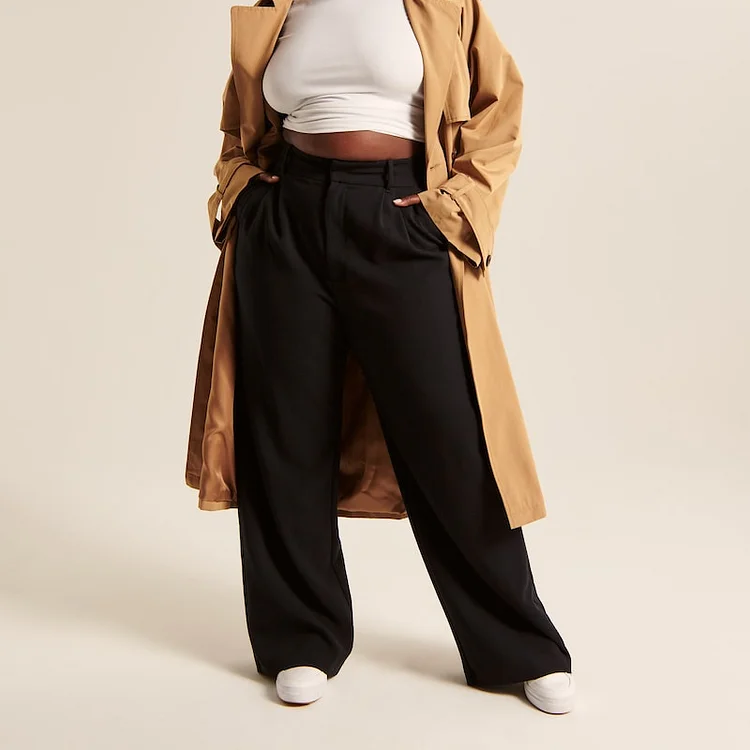 THE EFFORTLESS TAILORED WIDE LEG PANTS（BUY 2 FREE SHIPPING）